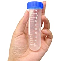 Tubo De 50 Ml 50PCS Laboratorio Contra Filtraciones De Agua PP Centrífuga Con Tapón De Rosca Marcas Graduadas Para El…